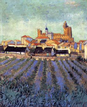 Vincent Van Gogh : View of Saintes-Maries